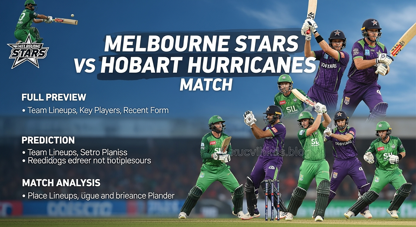 melbourne stars vs hobart hurricanes match